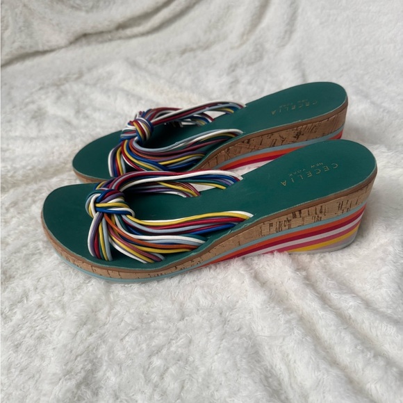 CECELIA New york wedged sandals - Picture 1 of 6